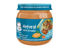 Sopa de res, verduras y pasta