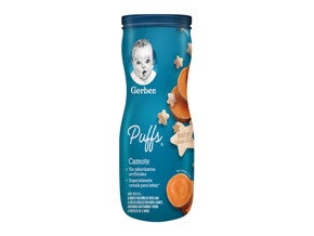 Gerber Snacks puffs etapa 4 Camote