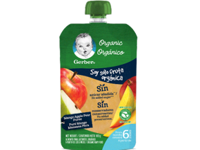 Puré mango manzana pera