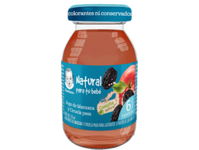 Jugo de manzana y ciruela pasa