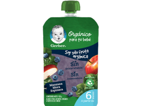 Manzana, mora y espinaca