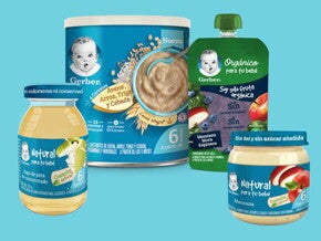Gerber a partir de 6 meses