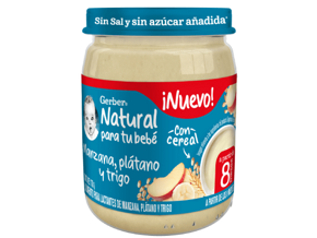 Papilla Gerber® Fruta y Cereal Etapa 3