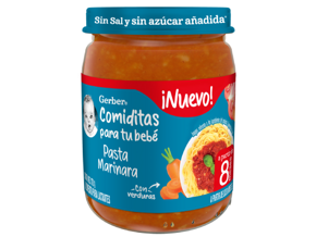 Papilla Gerber® Pasta marinara Etapa 3