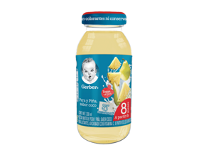 Agua pera y piña sabor coco