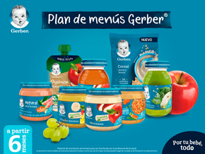 Menús con productos Gerber Etapa 2