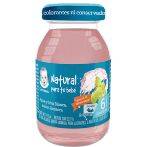 Agua y Uva blanca sabor Jamaica