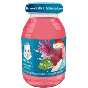 Agua manzana y betabel