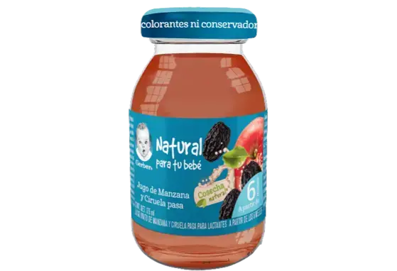 Jugo de manzana y ciruela pasa Jugo de manzana y ciruela pasa