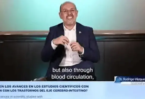 Videocast Nestlé 2024: Interacción del Eje Cerebro Intestino y L reuteri por el Dr Rodrigo Vázquez Videocast Nestlé 2024: Interacción del Eje Cerebro Intestino y L reuteri por el Dr Rodrigo Vázquez