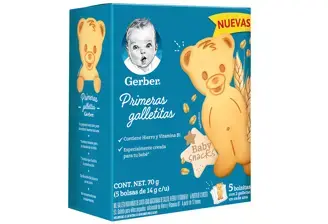 Gerber® Snacks primeras galletitas, etapa 3 Gerber Snacks primeras galletitas, etapa 3