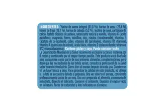 Gerber 4 Cereales Ingredientes