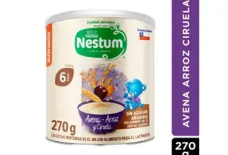 Cereal NESTUM® Avena Arroz y Ciruela