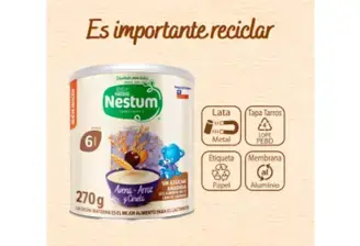 Cereal NESTUM® Avena Arroz y Ciruela