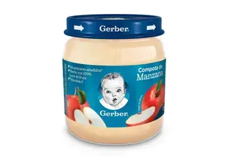 compota GERBER® de Manzana