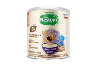 Cereal NESTUM® Avena Arroz y Ciruela