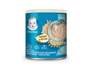 Cereal Avena Y Arroz Gerber