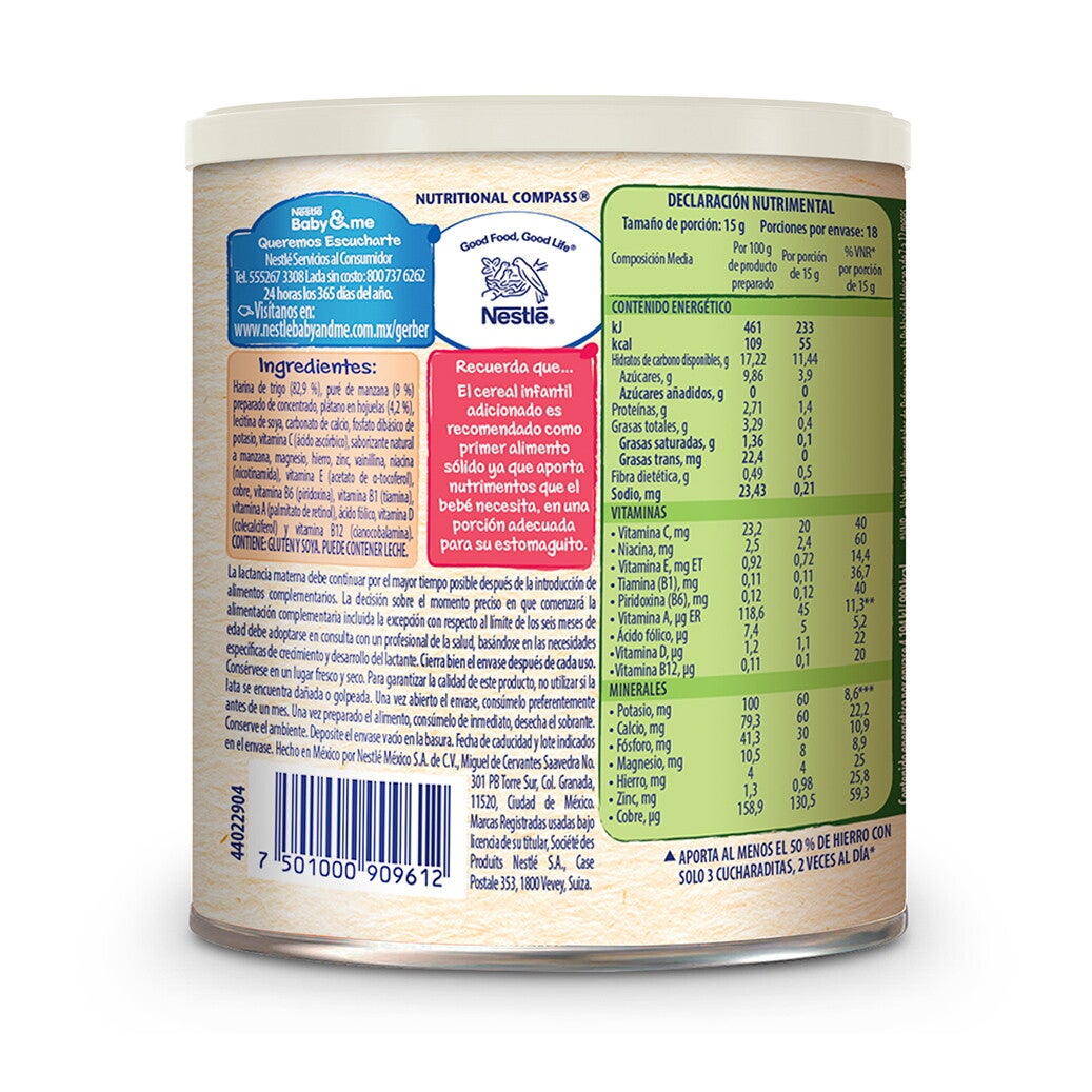 NESTUM Trigo, Manzana, Plátano