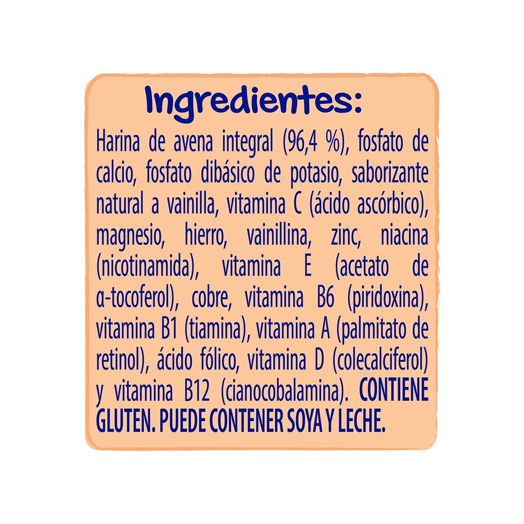 Cereal Nestum Avena Ingredientes