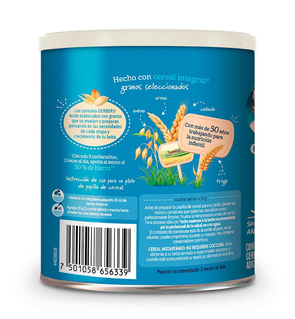 gerber cereal 4 cerelaes