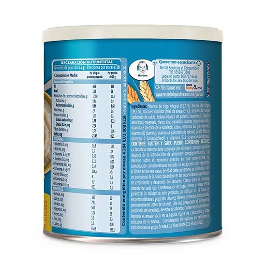 Cereal Gerber Trigo Integral Y Miel