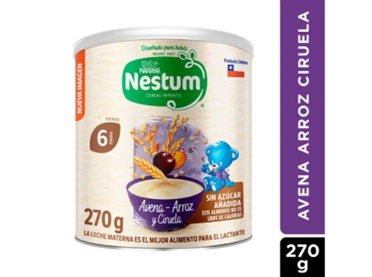 Cereal NESTUM® Avena Arroz y Ciruela