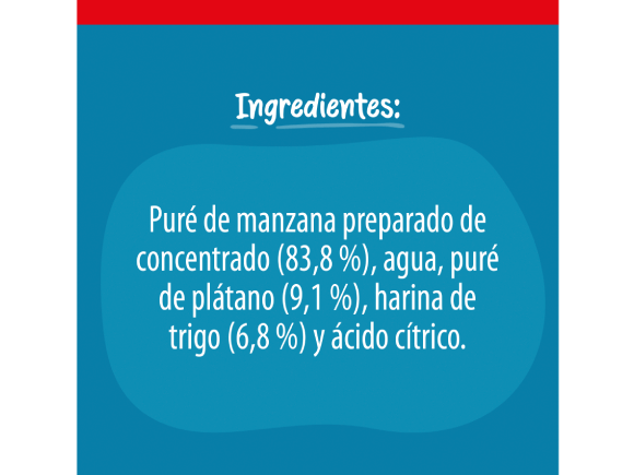 Gerber® Papilla Manzana, Plátano y Trigo Etapa 3