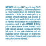 Gerber Junior pouch frutas Ingredientes