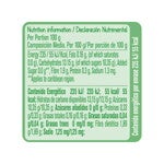 Gerber Pouch Orgpanico Mango, Manzana y Pera Tabla Nutricional