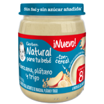 Gerber® Papilla Manzana, Plátano y Trigo Etapa 3